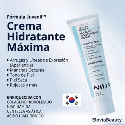Crema Facial Rejuvenecedora Coreana NIDA